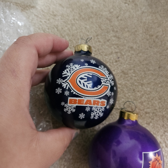 NFL christmas ornaments lot of 3 Phoenix Suns, Bears, Donovan McNabb - Picture 5 of 6